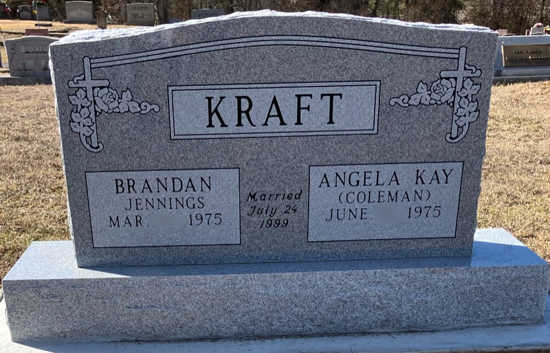 Our shared tombstone, made 2025
